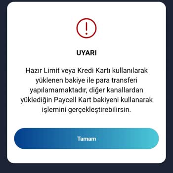 Paycell Hazır Limit Çekimi Yapamıyorum