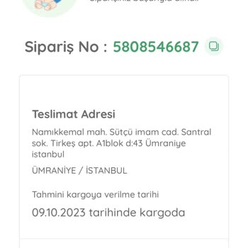 Ebebek'ten İnternet Siparişi