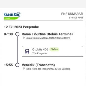 Kamil Koç Flixbus Otobüsünde Kayıp Eşya