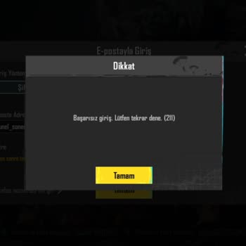 PUBG Mobile Giriş Sorunu