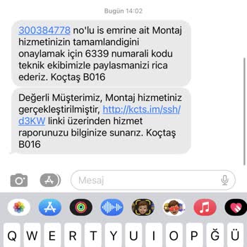 Koçtaş Montaj Ekibi Aramamasına Rağmen Ulaşamadık Diyerek Gelmedi!