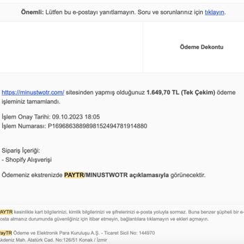 Paytr Kakazzytr Siparişimi Verdim Ve Site Kapandı
