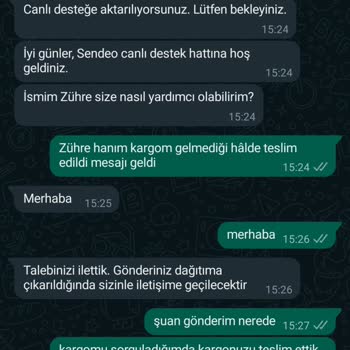 Sendeo Kargonun Teslim Edilmediği Halde Teslim Edilmiştir Mesajı Gelmesi