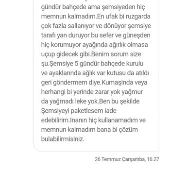 Loya Makina Mağazasından Aldığım Üründen Memnun Kalmadım