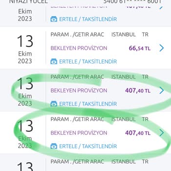 GetirAraç Provizyon Ödemesi Gerçekleşmiyor