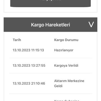 Bir Günde Kargo Firması Devir-izin Verilmedi Şeklinde Yazıyor