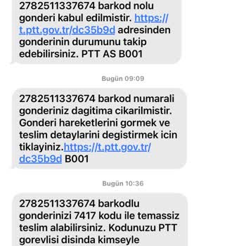 PTT Kargo Dağıtım Personeli Ürünü Getirmeyip Evde Yoktunuz Diyor