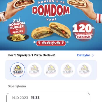 Domino's Siparişi Geç Geldi Ve Eksik Geldi