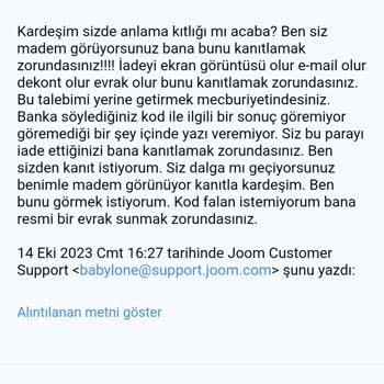 Unresolved Refund Issue with 'joom.com'