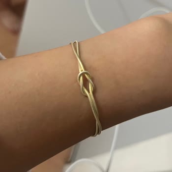 Yessyoutoo.com Bir Günde Solan Altın Kaplama Gümüş Bileklik