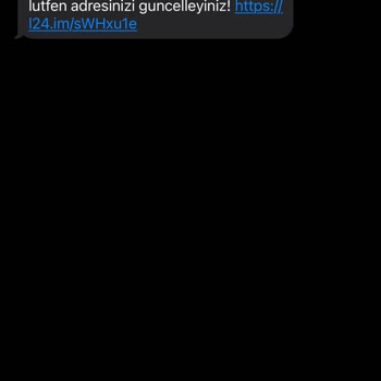 PTT Kargo Adına Gelen Sahte Mesaj
