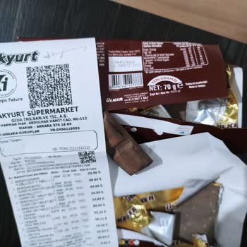 Ülker Küflü Bitter Çikolataları