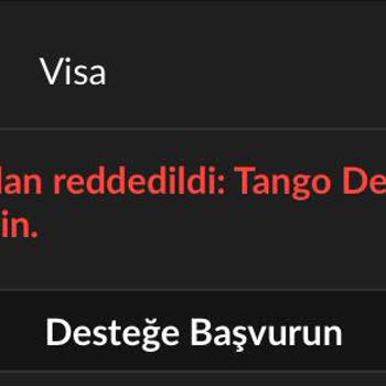 Tango Live Para Çekemiyorum Sürekli Reddediliyor