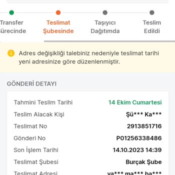 Trendyol Ve Trendyol Express Ürünüm 1 Haftadır Teslim Edilmiyor