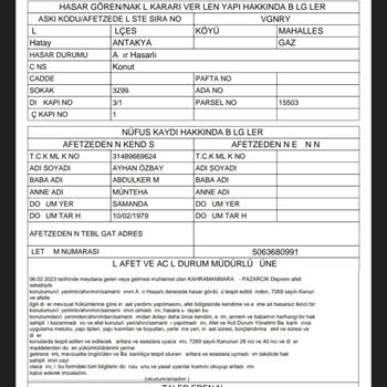 TOKİ Depremzede Hak Sahipliği