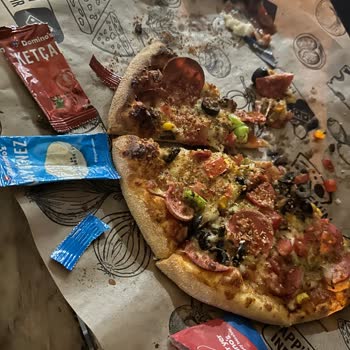 Domino's Pizza Ketçap Mayonez Şikayeti