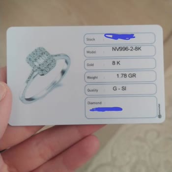 Altınbaş Mücevherat NV996-2-8K Baget Yüzüğünün; Hediyelerinin Verilmedi