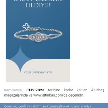 Altınbaş Mücevherat NV996-2-8K Baget Yüzüğünün; Hediyelerinin Verilmedi