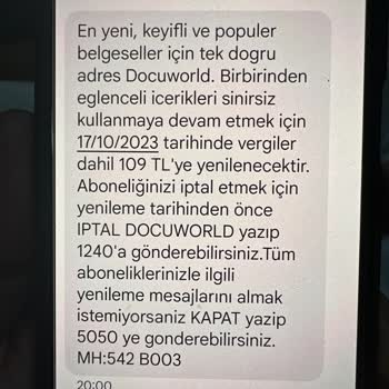 Vodafone Onaysız Habersiz Yapılan Üyelik