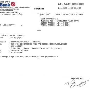 Payfix Para Yatırma İşleminde Gecikme
