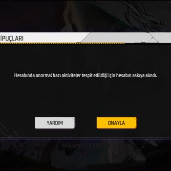 Garena Free Fire Hesabım Hacker Oldu