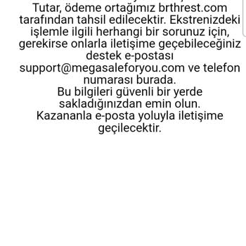 Megasaleforyou.com İnternet Yanıltıcılığı Ve Ödül Kazandınız Saçmalığı!