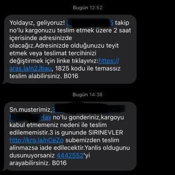 Aras Kargo; Kargomu Getirmiyor Ve Evde Değilsiniz Diyor.