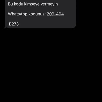 WhatsApp SMS Kodu