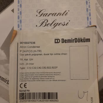 DemirDöküm Kombide Kaynar Su Sorunu