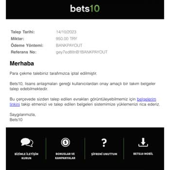 Bets10 Paramı Çekemiyorum Ne Yapmam Gerekiyor