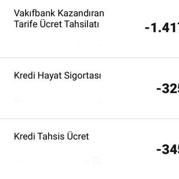 VakıfBank Kazandıran Tarife, Kredi Tahsis Ve Sigorta Ücreti Sorunları