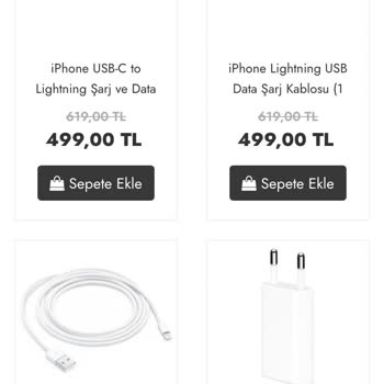 Apple Türkiye Store İPhone Şarj Kablosu İle İlgili Şikayetim