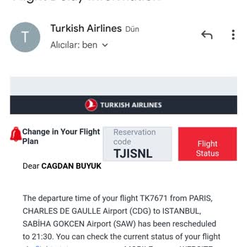 THY Uçağı Yerine Anadolu Jet Geldi
