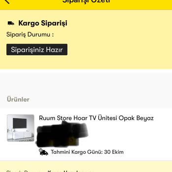 Cepte Şok Kargo Sorunu