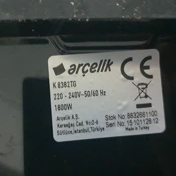 Arçelik Arıza Termostat Problemi