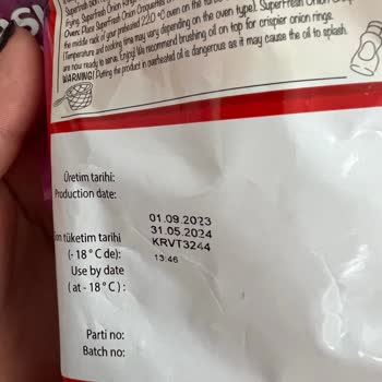 SuperFresh Yemeğin Bozuk Çıkması