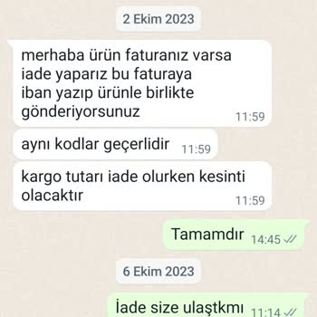 Emin Elif Butik Ürün İade Parası Konusunda İlgisizler