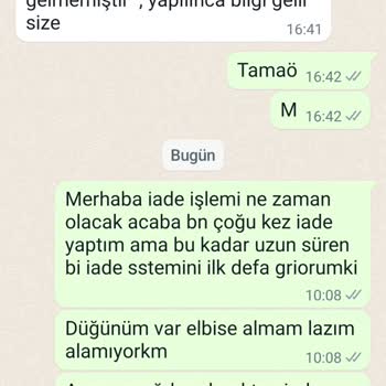 Emin Elif Butik Ürün İade Parası Konusunda İlgisizler