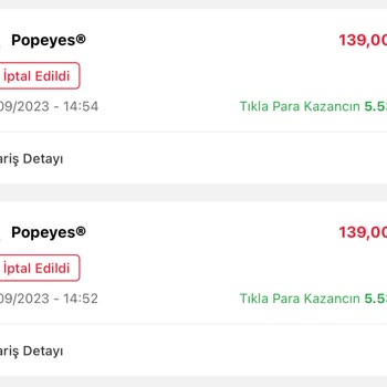 Tıkla Gelsin Para İadesi Ödememesi