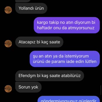 serbestbolge Sipariş Gönderilmedi Ve Param İade Edilmiyor