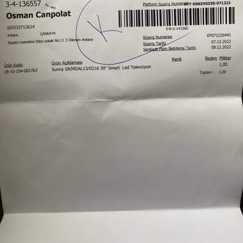 Sunny İlk Kurulum İçin Kurulum Ücreti İstenmesi