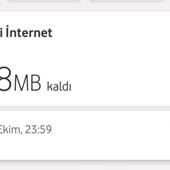 Vodafone Un Paketim Bitmeden Aşım Paketi Yüklemesi