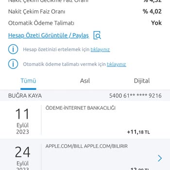 Yapı Kredi Haber Verilmeden Yıllık Kart Ücreti Çekimi