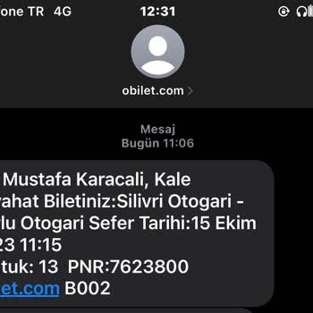 Obilet Kale Seyahat Biletim Olduğu Halde Beni Almadan Gitti