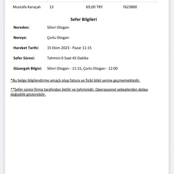 Obilet Kale Seyahat Biletim Olduğu Halde Beni Almadan Gitti