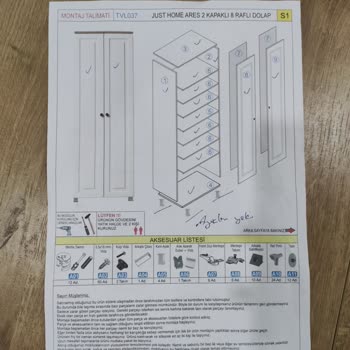 Evidea Parçaları Eksik Gelen Dolap Sorunu