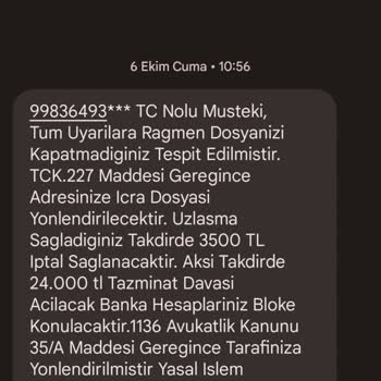 Global Satış Almadığım Bir Ürün