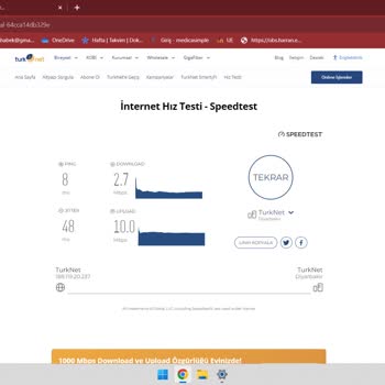 TurkNet İnternet Hizmeti Veremiyor.