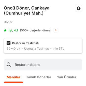 Öncü Döner Migros Yemek Siparişi Çöpe Dökülen Yemek