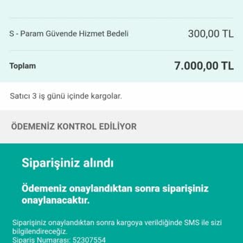 Sahibinden Paramın İadesini İstiyorum